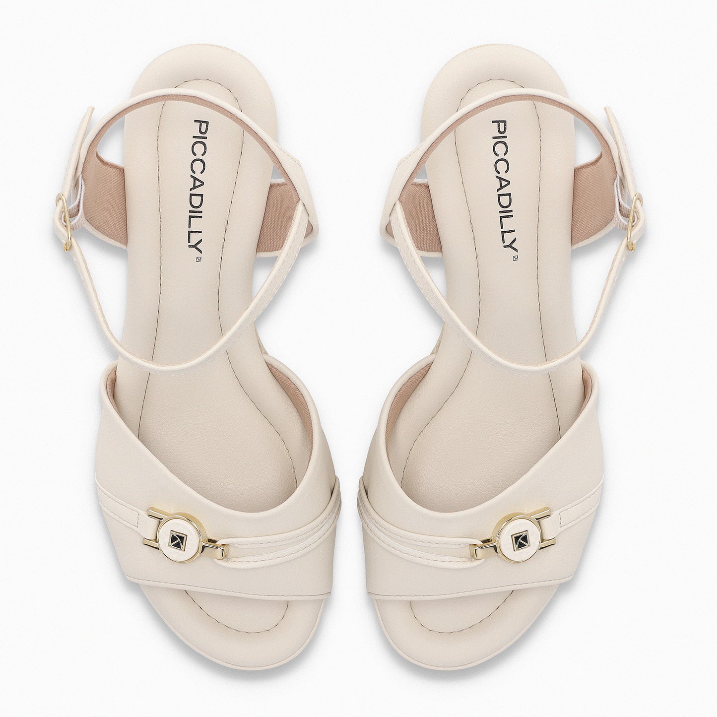 Sandalias cuña alta con cinto al tobillo detalle al frente – Alice