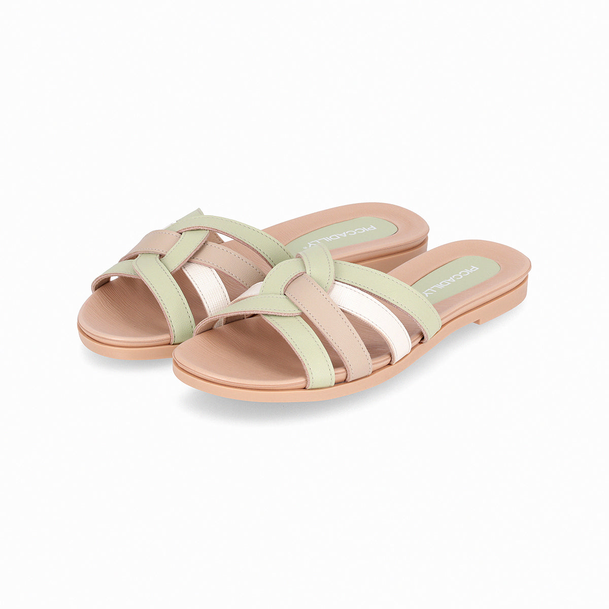 Sandalia casual correas entrelazadas multicolor - Mari
