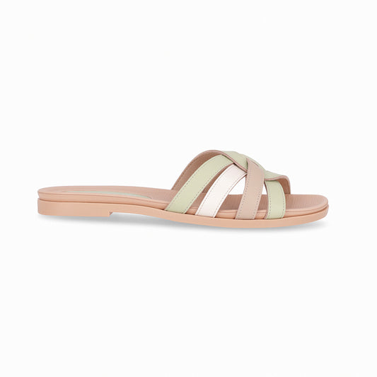 Sandalia casual correas entrelazadas multicolor - Mari