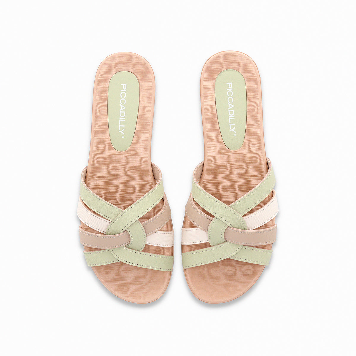 Sandalia casual correas entrelazadas multicolor - Mari