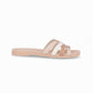 Sandalia casual correas entrelazadas multicolor - Mari