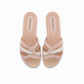 Sandalia casual correas entrelazadas multicolor - Mari