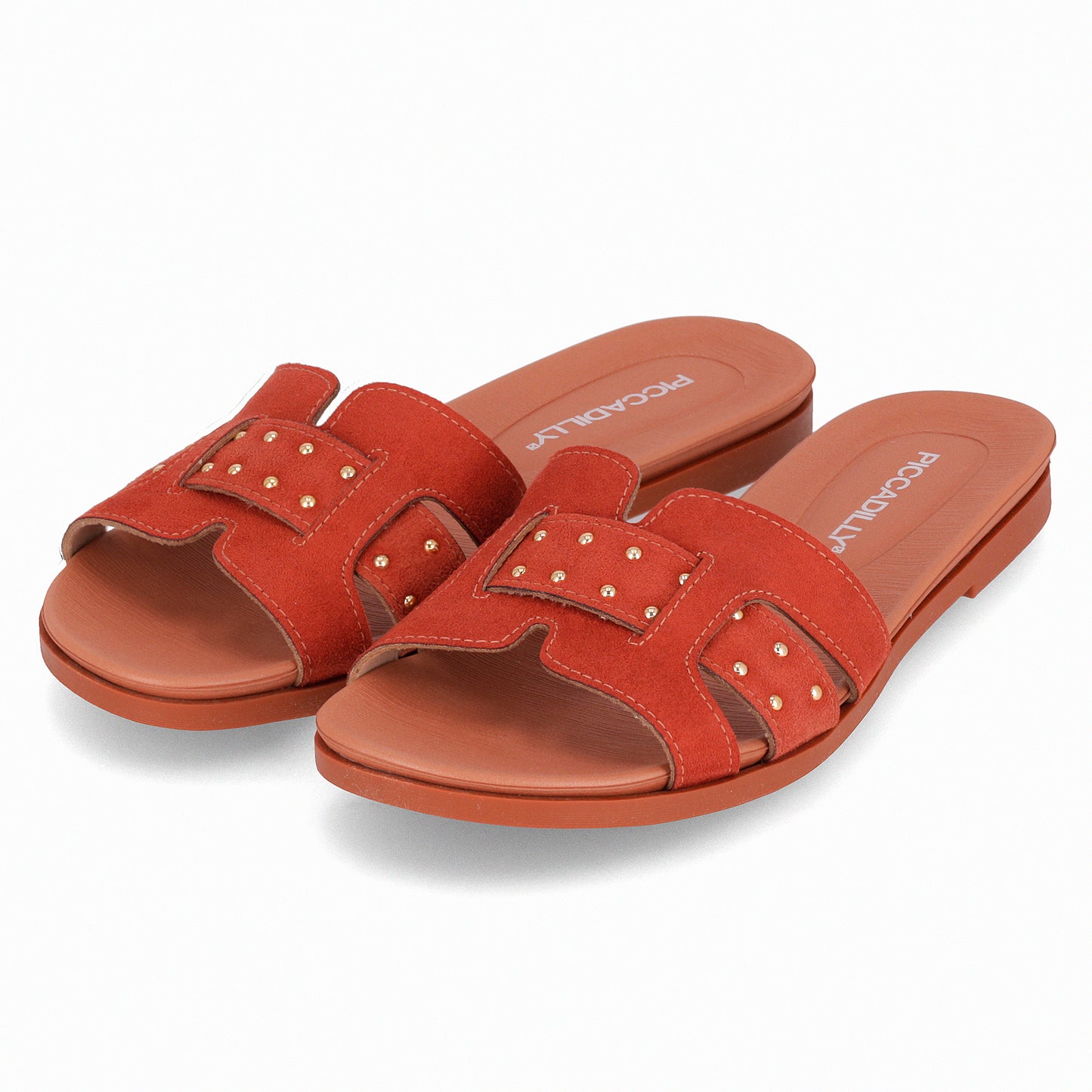 Sandalia casual con cinto y estoperoles - Mari