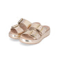 Sandalias de plataforma casual slip-on con hebillas - Sol