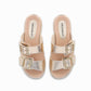 Sandalias de plataforma casual slip-on con hebillas - Sol