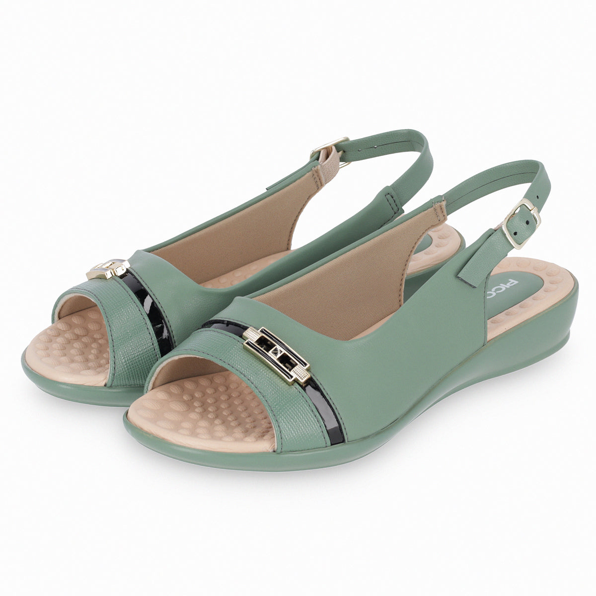 Sling Back Camila de cuña baja