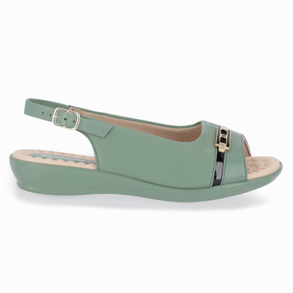 Sling Back Camila de cuña baja