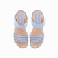 Sandalia ajustable con velcro y tira ancha – Camilla