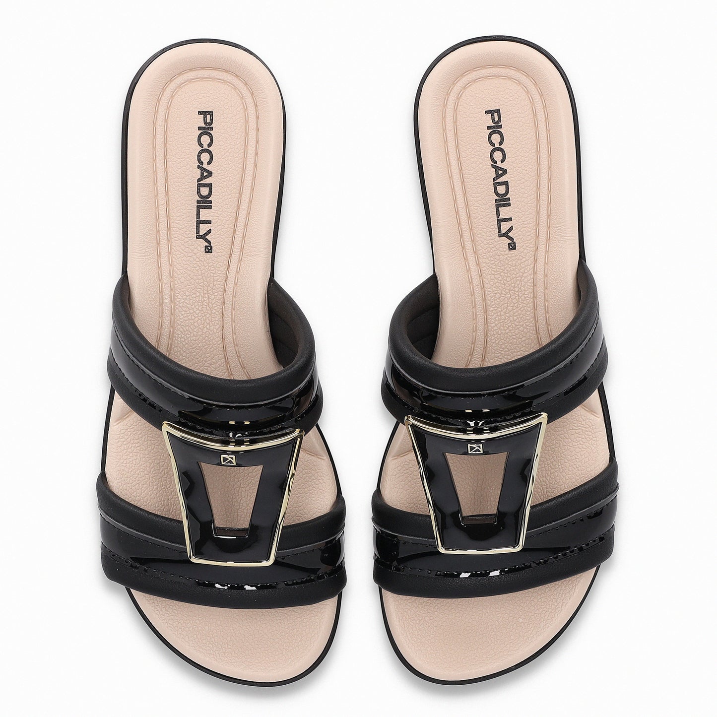 Sandalia con dos tiras y aplicación – Camilla