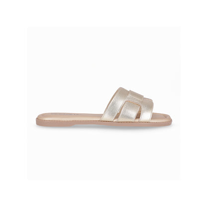 Sandalia moderna de tiras anchas enlazadas – Gabi