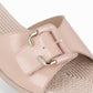 Flats casuales con tiras engarzadas con hebilla – Adla