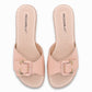 Flats casuales con tiras engarzadas con hebilla – Adla