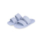 Flat dos tiras anchas con diseño en relieve – Manoele