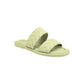 Flat dos tiras anchas con diseño en relieve – Manoele