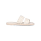 Flat dos tiras anchas con diseño en relieve – Manoele