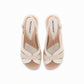 Slingback tres tiras engarzadas al centro – Cecilia