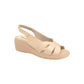 Slingback tres tiras engarzadas al centro – Cecilia