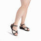 Sandalias cuña media ajuste al tobillo – Ceci