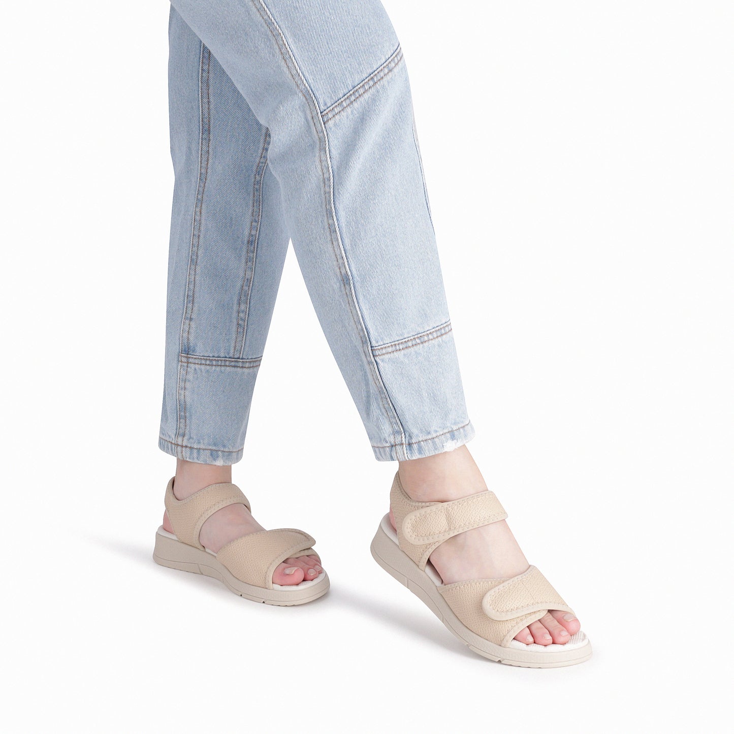 Sandalias acolchadas con velcro para espolón calcáneo - Espolón