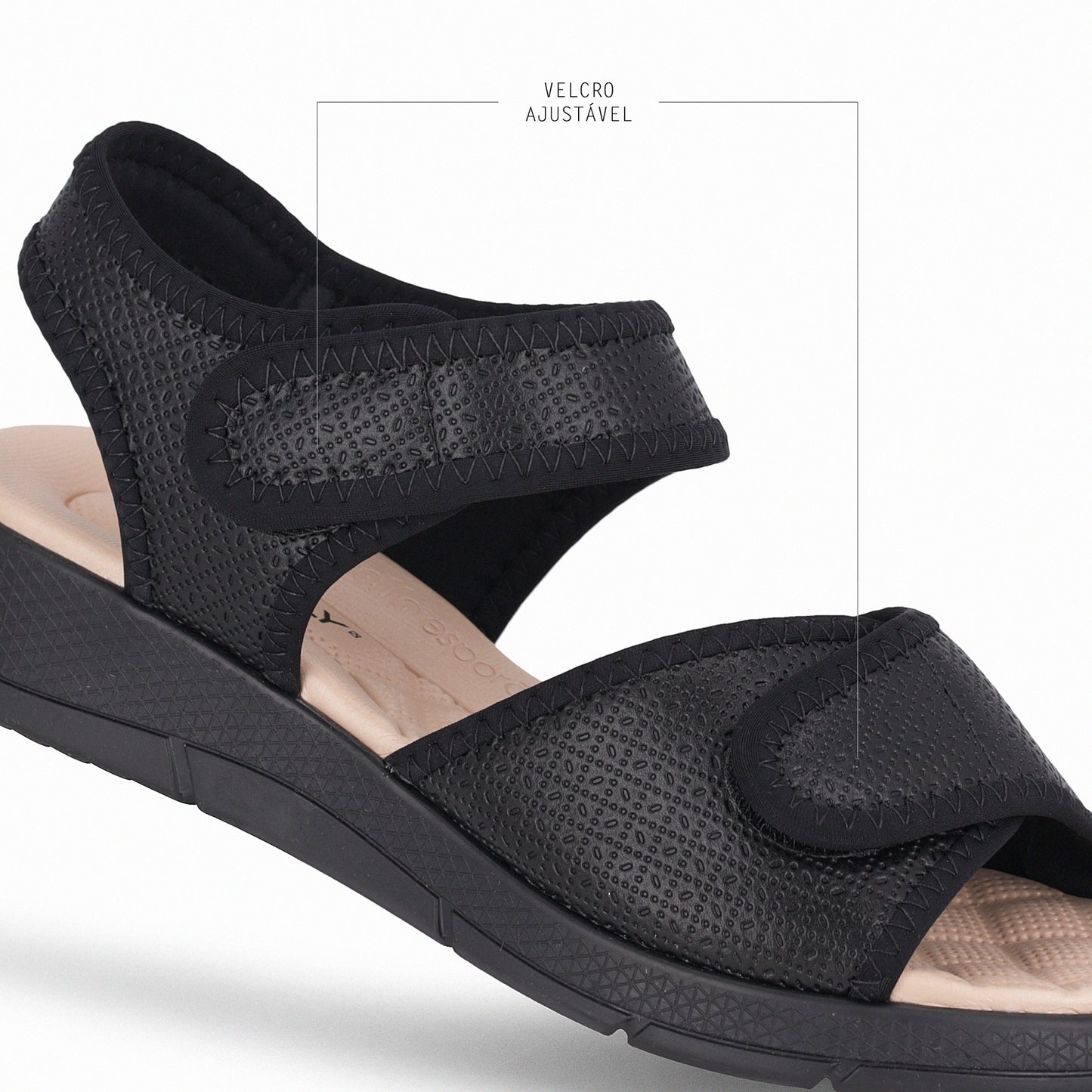 Sandalias acolchadas con velcro para espolón calcáneo - Espolón