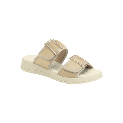 Sandalias acolchadas con dos cintos de velcro - Espolón