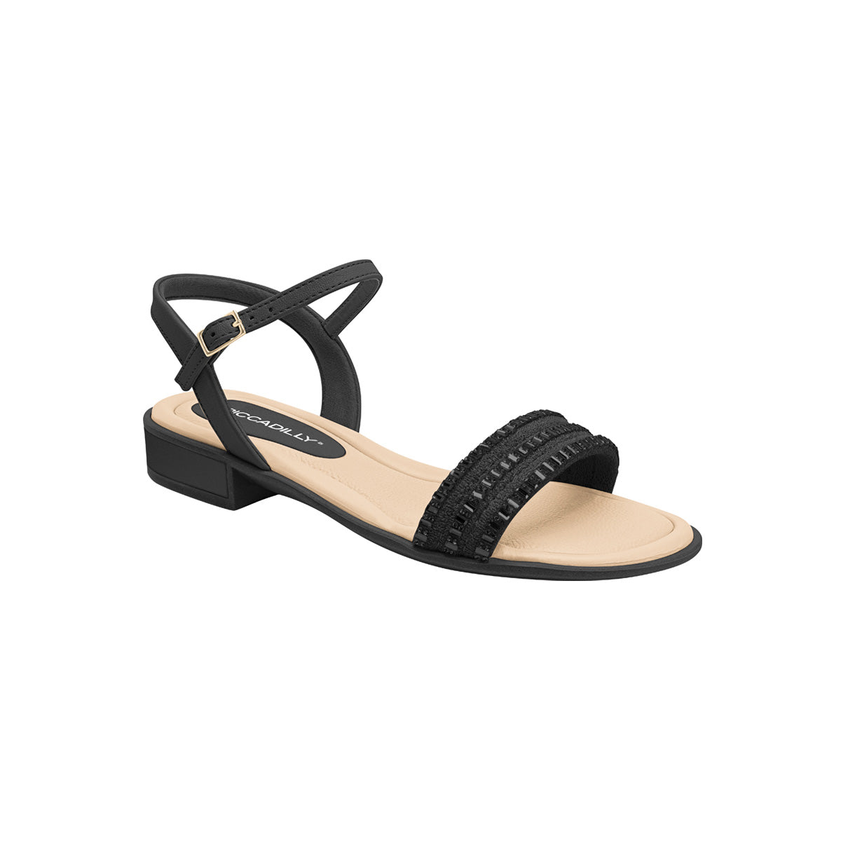 Sandalia casual correas y detalles metálicos – Taila