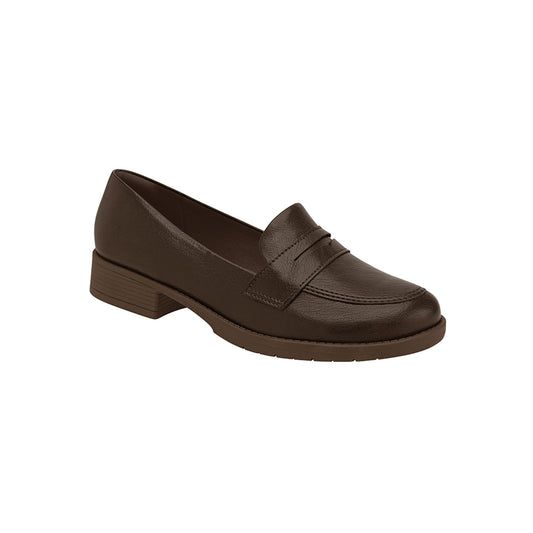 Mocasín de tacón bajo