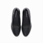 Zapatillas tacón medio de 5 cm con textura efecto piel y suela super adherente para mujer color negro vista superior
