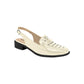 Zapato mule tacón bajo semiabierto y estoperoles – Giovanna