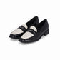 Loafer tacón bajo bicolor – Giovanna