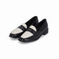 Loafer tacón bajo bicolor – Giovanna