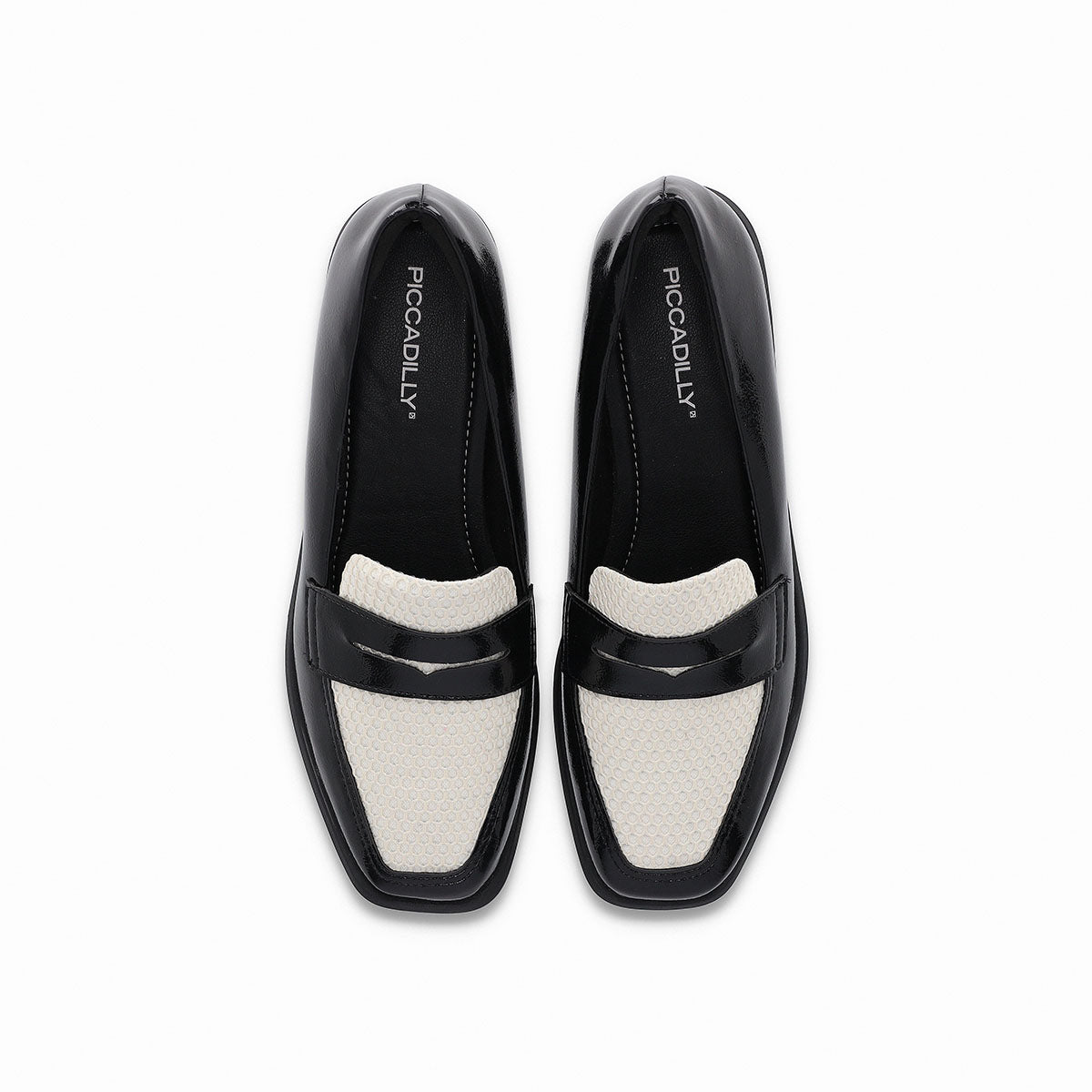 Loafer tacón bajo bicolor – Giovanna