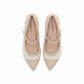 Zapatilla tacón medio cap toe – Taci