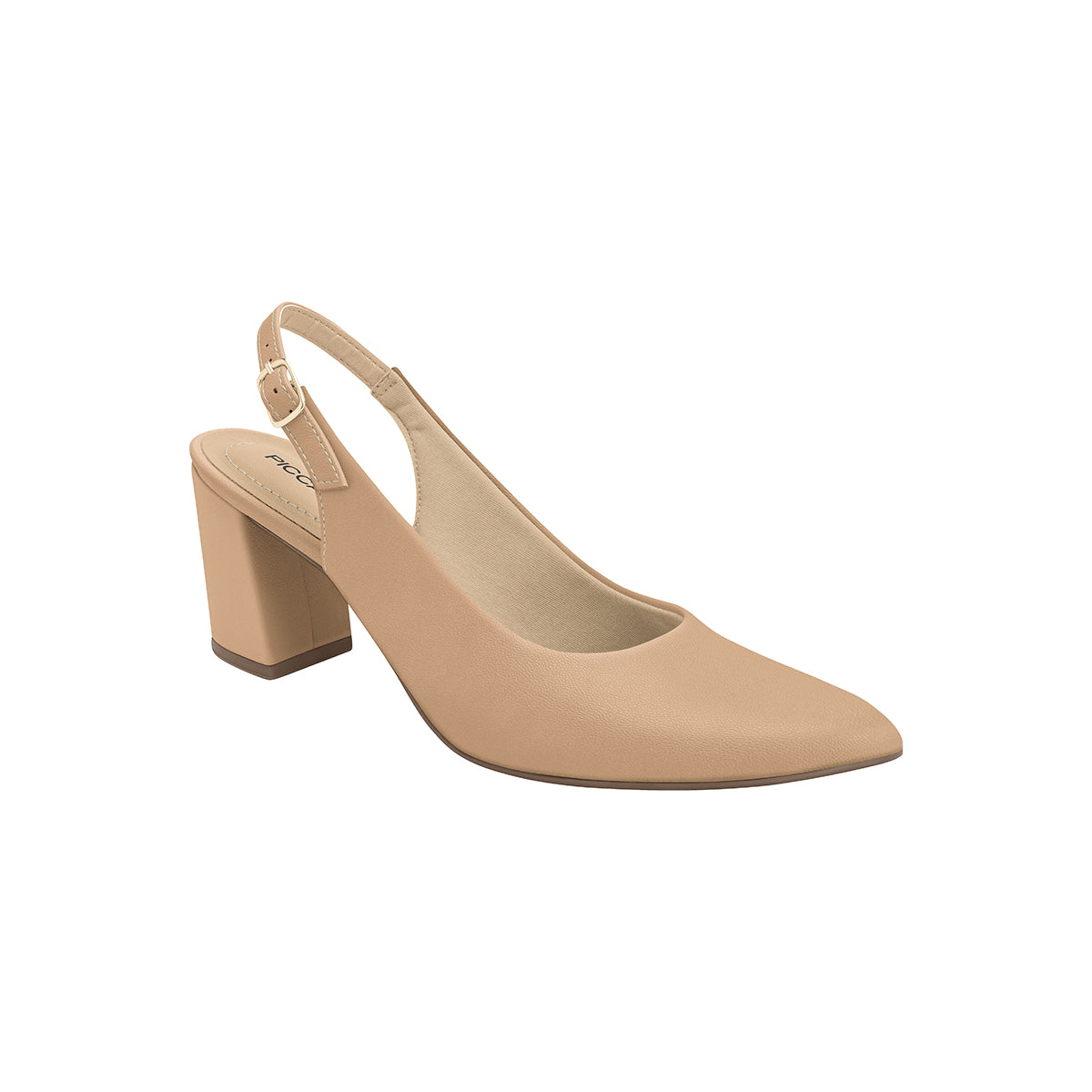 Slingback de tacón alto semi abierto – Luiza