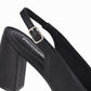 Slingback de tacón alto semi abierto – Luiza