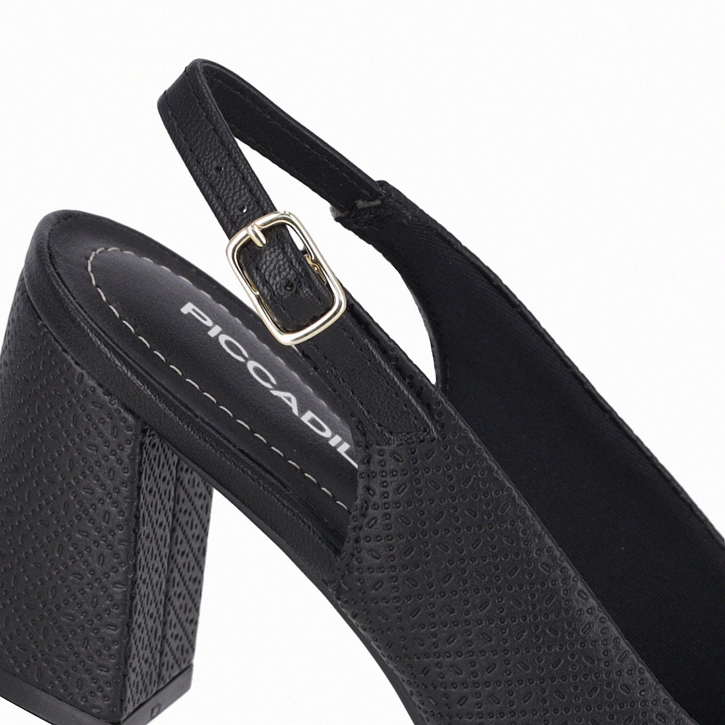 Slingback de tacón alto semi abierto – Luiza