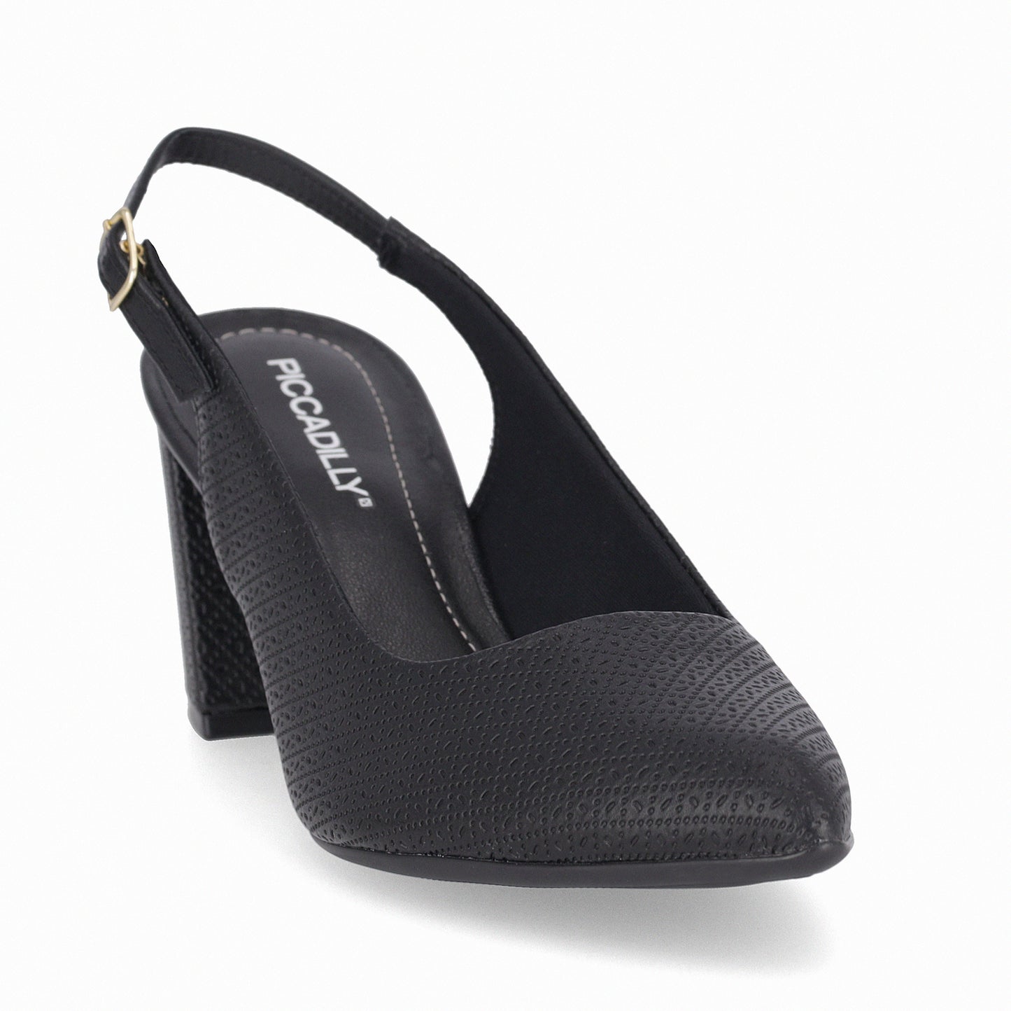 Slingback de tacón alto semi abierto – Luiza