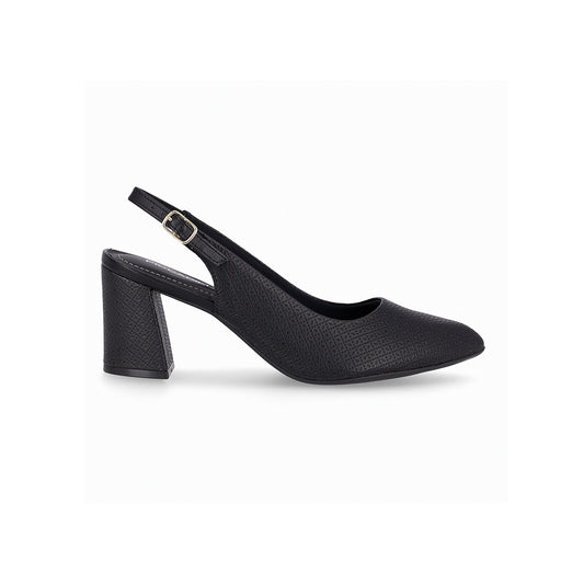 Slingback de tacón alto semi abierto – Luiza