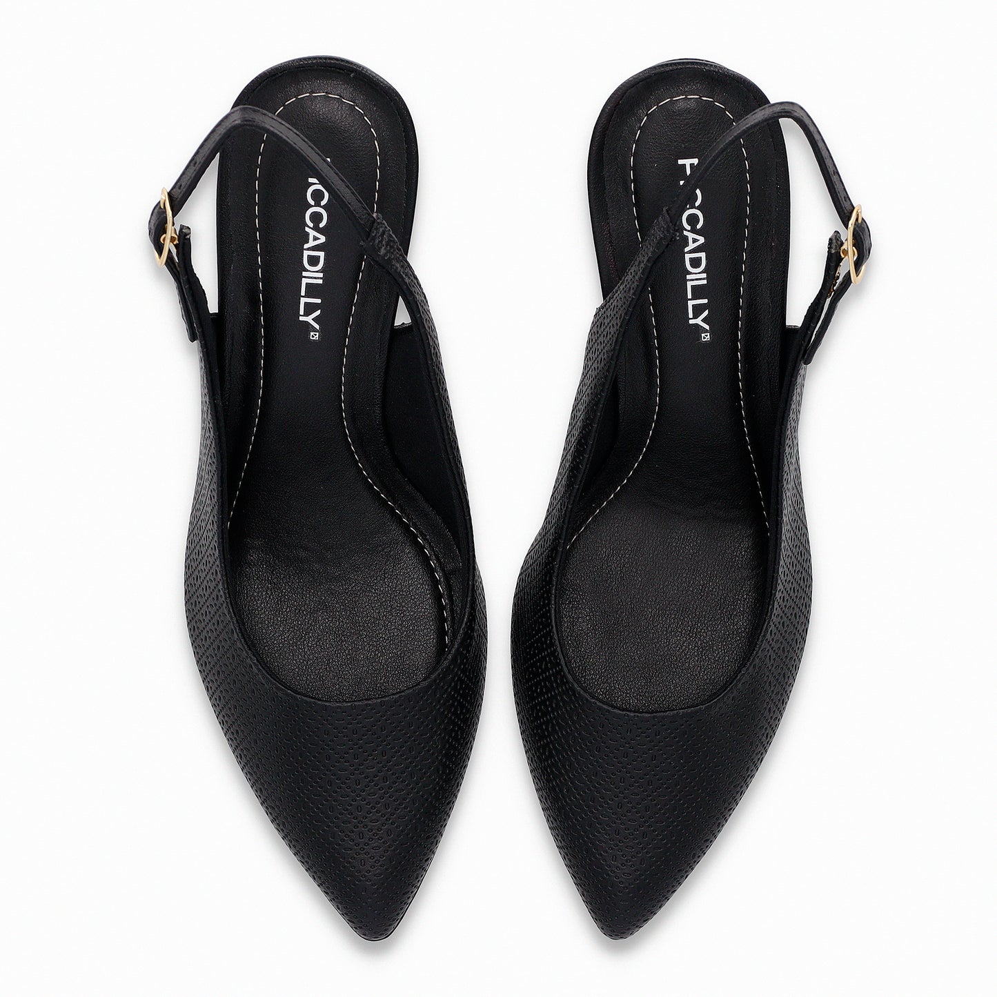Slingback de tacón alto semi abierto – Luiza