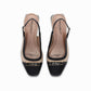Slingback cap toe puntera cuadrada – Estela