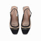 Slingback cap toe puntera cuadrada – Estela