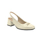 Slingback cap toe puntera cuadrada – Estela