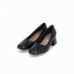 Zapatilla de tacón medio con puntera cuadrada Maxi – Estela