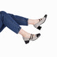 Zapatilla cap toe estilo Mary Jane tacón medio – Estela