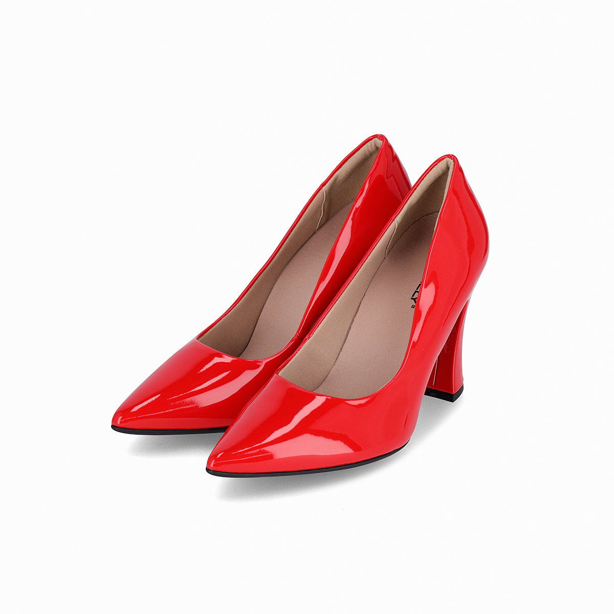 Zapatilla Stiletto tacón alto de campana – Silvana