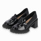 Mocasín Gisa de tacón medio