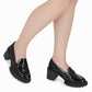 Mocasín Gisa de tacón medio
