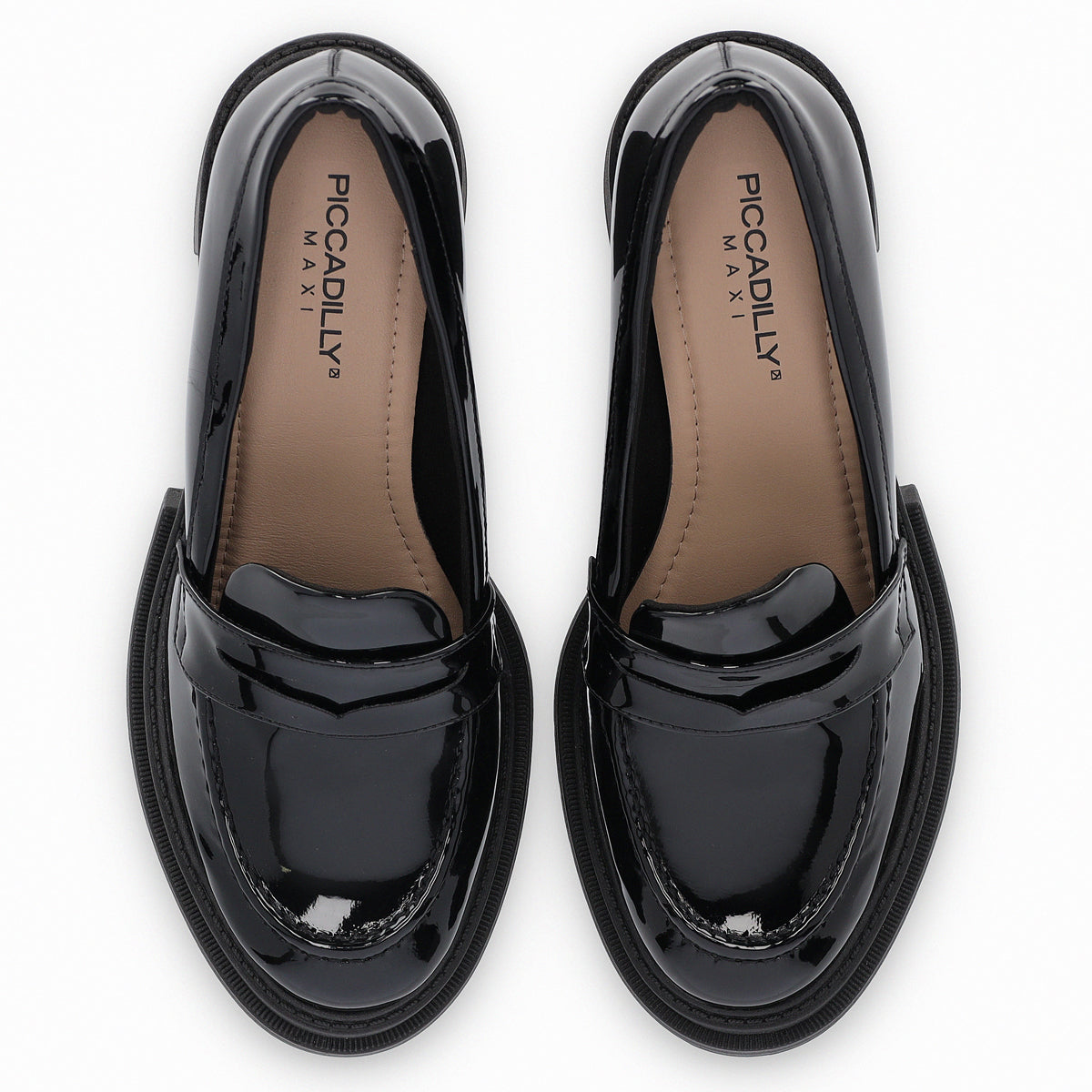 Mocasín Gisa de tacón medio
