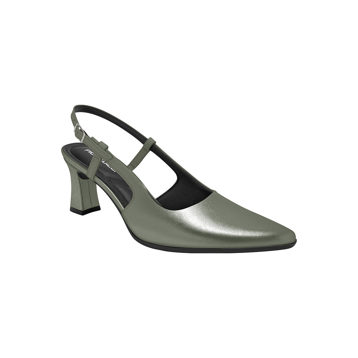 Slingback tacón alto semiabierto con correa ajustable – Irene