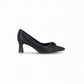 Zapatilla tacón alto con textura en punta – Irene
